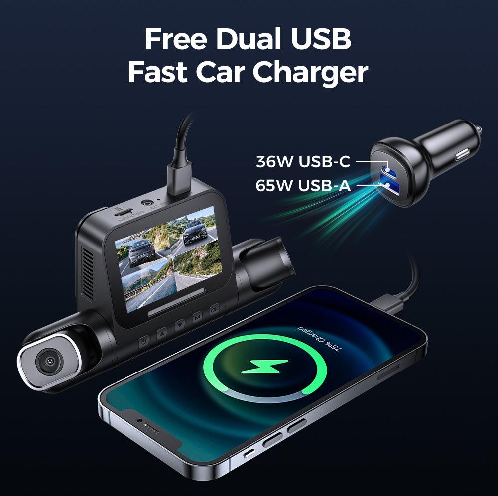 AZDOME M660 4CH Dash Cam 2K with Smart Voice Control 128GB eMMC 24H Parking Mode - Image 11