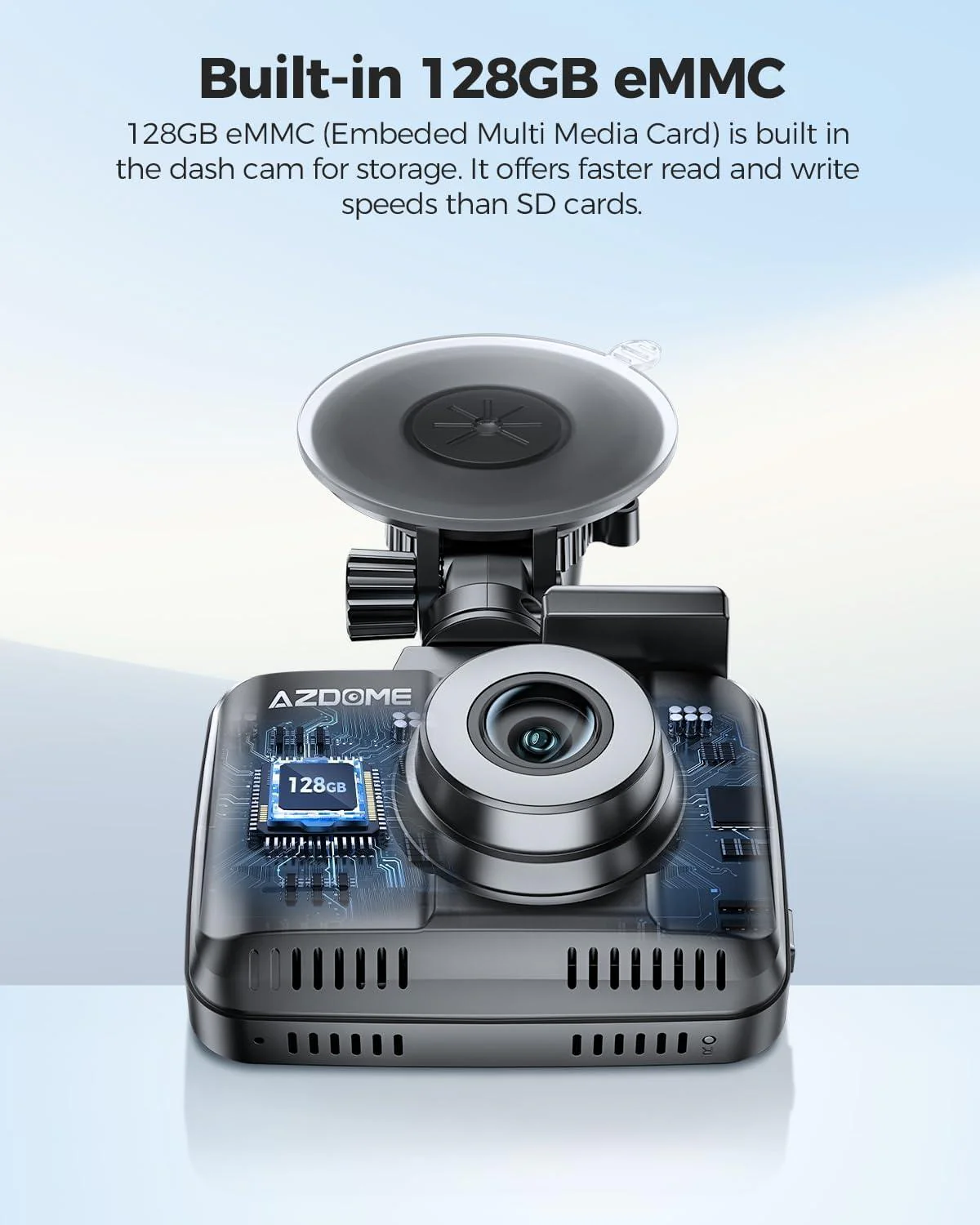 AZDOME GS63 Pro 2CH Dash Cam 4K with No-Light Full-Color Night Vision - Image 4