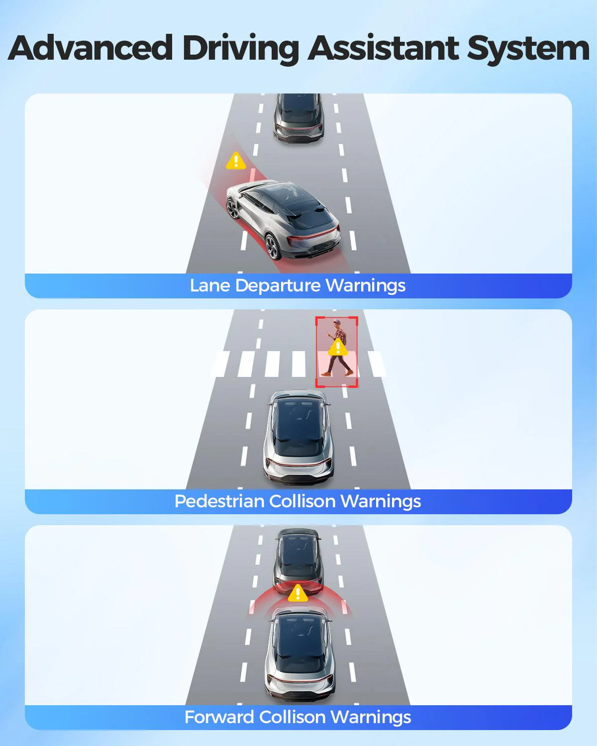 AZDOME GS63 Pro 2CH Dash Cam 4K with No-Light Full-Color Night Vision - Image 6