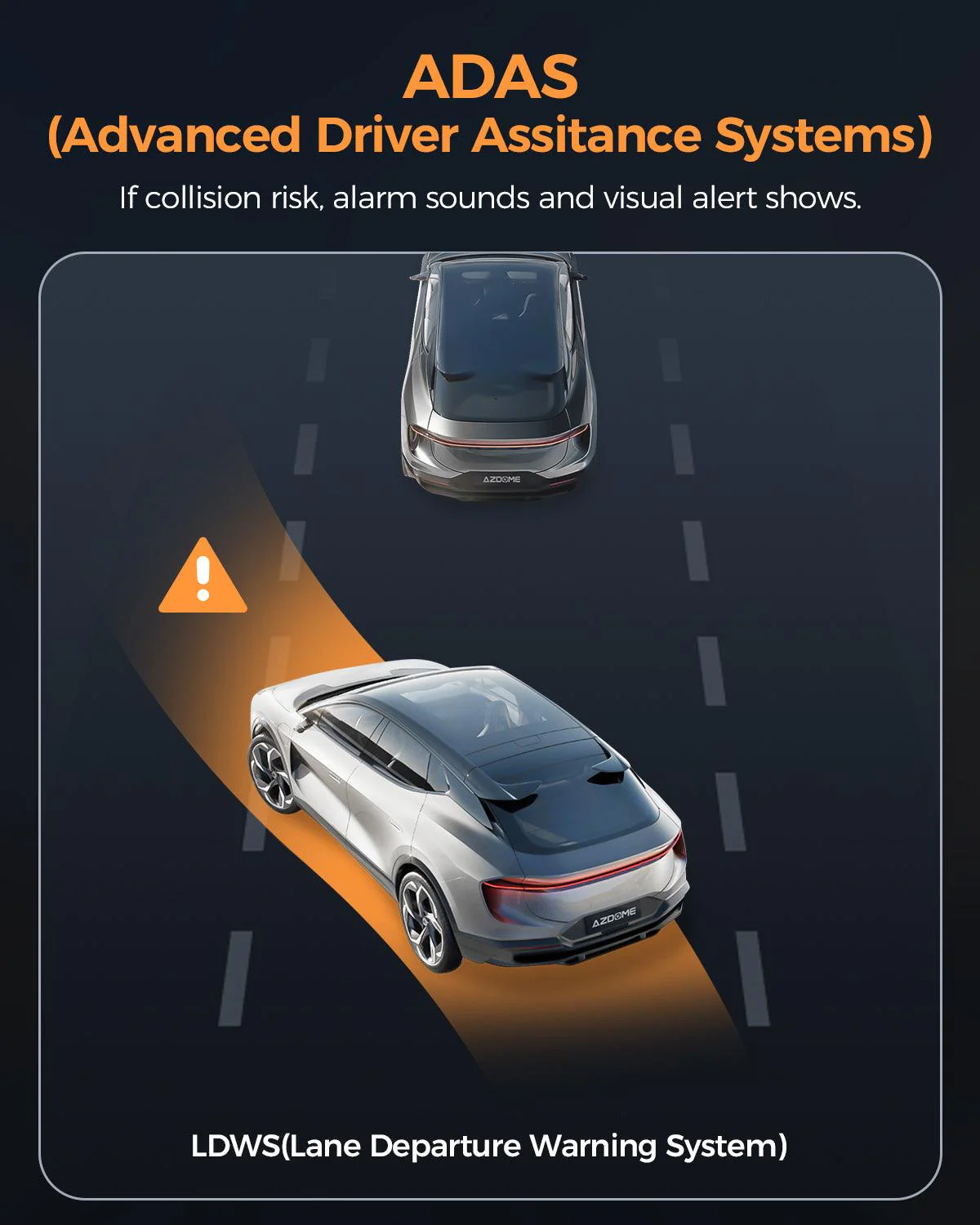 AZDOME M17 Pro Dash Cam - Voice-Activated, 3K Single Channel with 2K Front & 1K Rear Lenses, Super Night Vision, WiFi Enabled, App Control, Includes 64GB Card, Supports Up to 256G, Loop Recording & Emergency Lock - Image 7